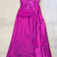 Spaghettiträger Langes Orange Partykleid Abendkleid Ballkleider cg25671