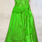 Spaghettiträger Langes Orange Partykleid Abendkleid Ballkleider cg25671