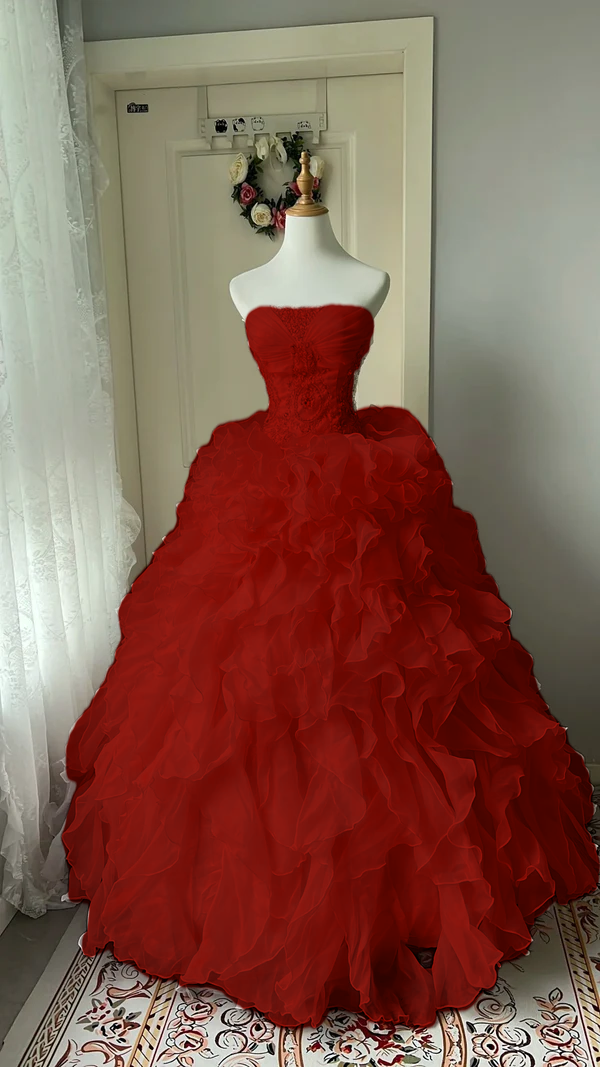 A-Linie Rosa Ballkleid Partykleid Einzigartiges Langes Abendkleid Vintage Prinzessinnenkleid cg25983