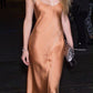 A-Line Spaghetti Straps Long Prom Dress  cg4823
