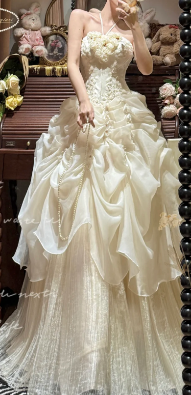 Blaues langes Ballkleid Abendkleid zum 21. Geburtstag cg26107