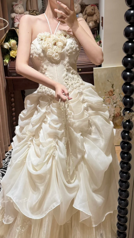 Blaues langes Ballkleid Abendkleid zum 21. Geburtstag cg26107