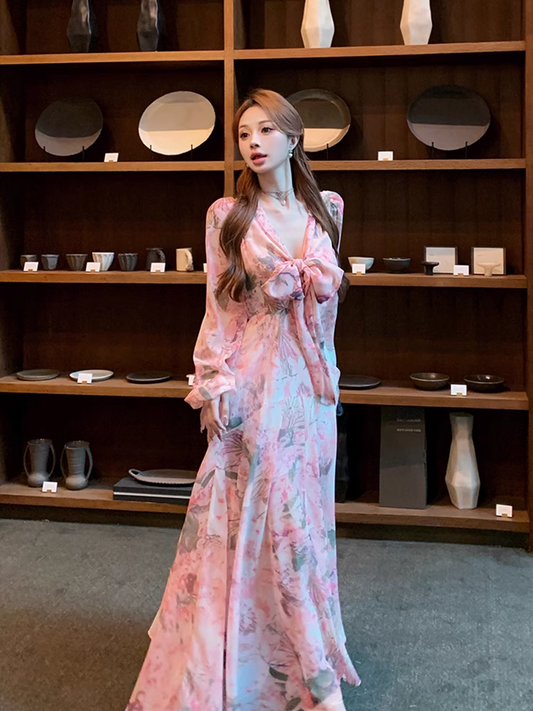 Blaues langes Ballkleid Abendkleid zum 21. Geburtstag cg26107