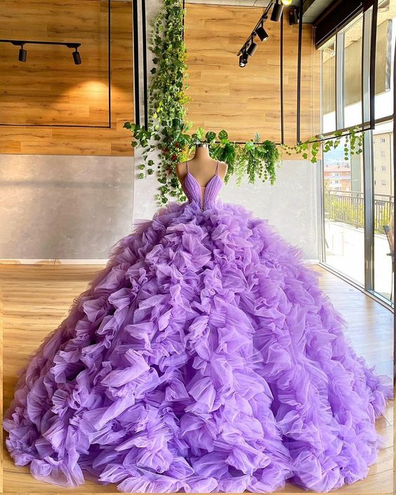 Ball Gown Purple Prom Dress, Graduation Party Dresses, Prom Dresses Fo ...