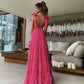 Pink Backless Prom Dress, Evening Dress    cg24939