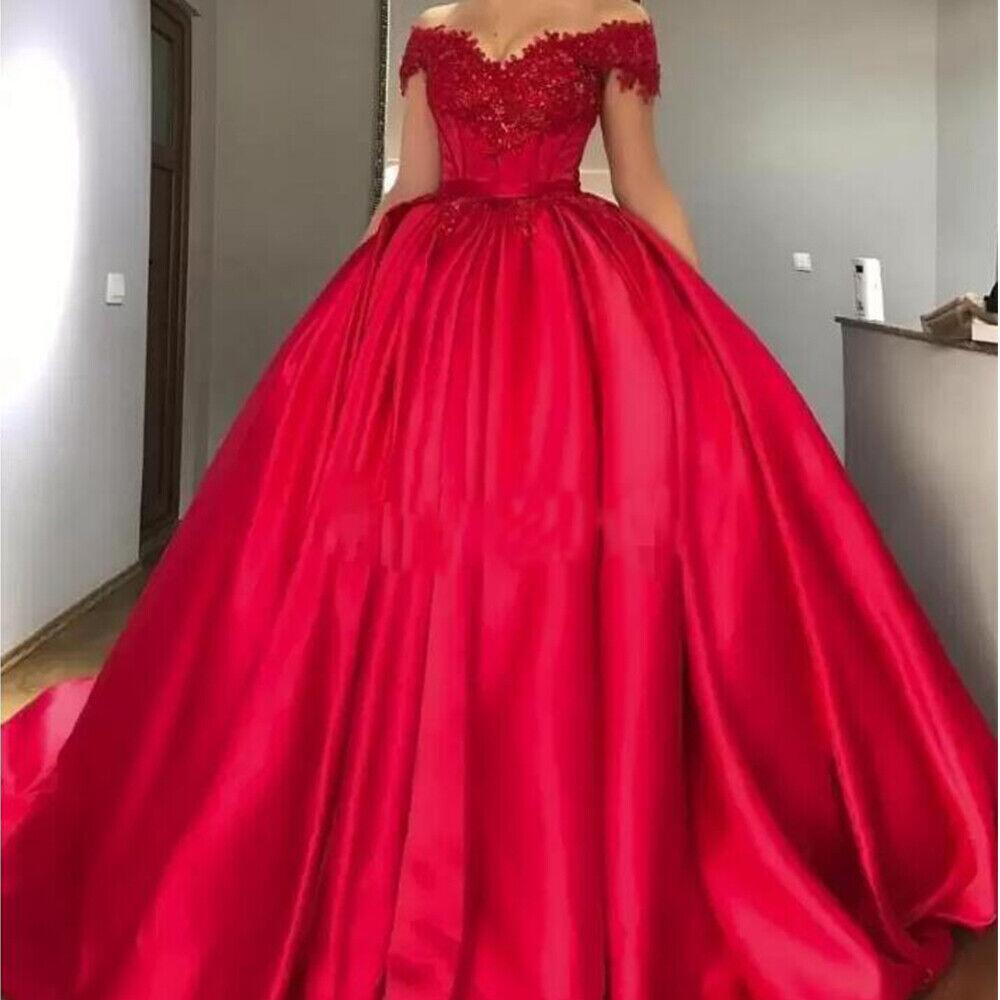 romantic red long Prom Dress cg16463 – classygown