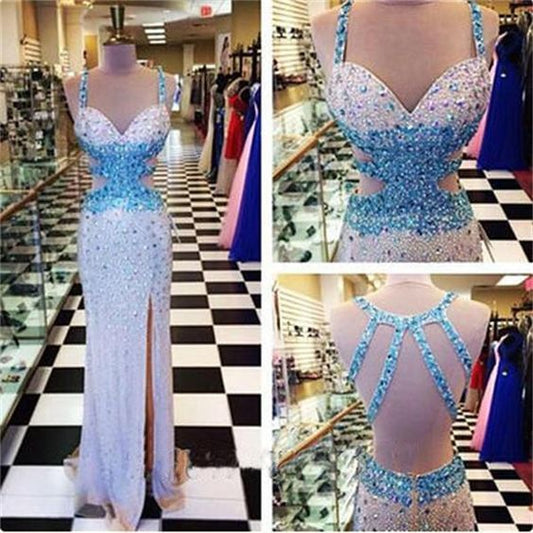 Mermaid Prom Dresses,Prom Dress,Slit Prom dress   cg10338