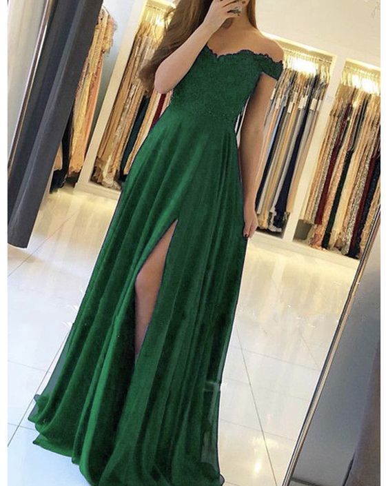 Dark Green Party Dress prom dress   cg10662