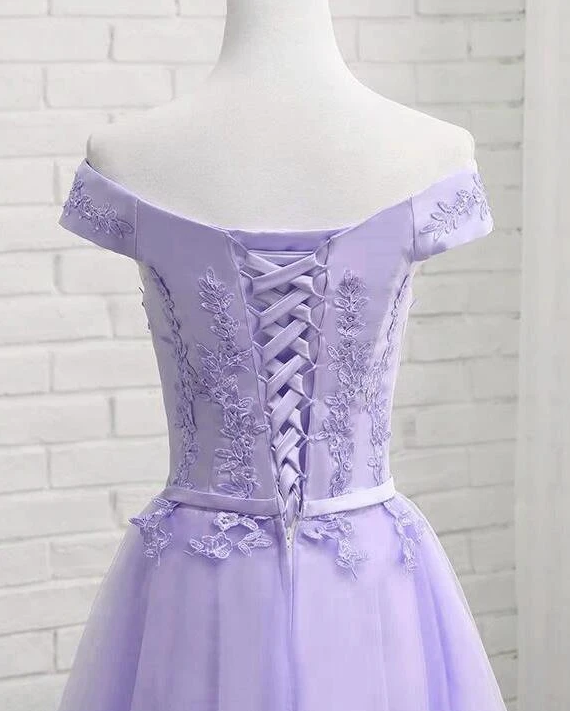 Charming Lavender Sweetheart Knee Length Homecomin Dress   cg10717