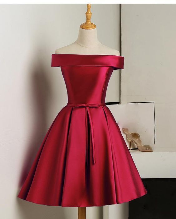 A Line Satin Semi Formal Gown Cocktail homecoming Dress cg11392 ...