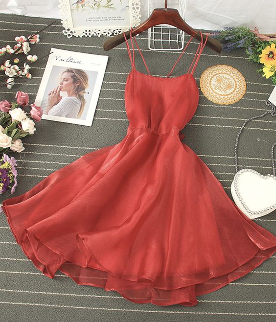 Cute Tulle Backless Short Dress Mini homecoming Dress   cg11565