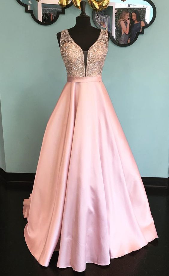 Charming Prom Dress,Backless Prom Dress,pink Prom Dress   cg11736