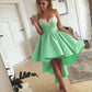 Gorgeous Lace Sweetheart A Line High Low homecoming Dress   cg11929