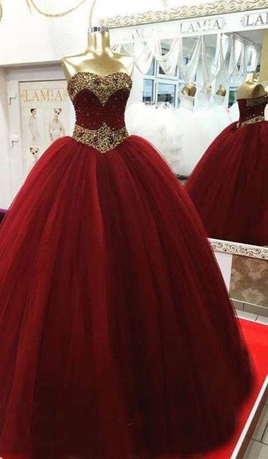 Quinceanera Dress With Beads,Prom Dresses   cg12135