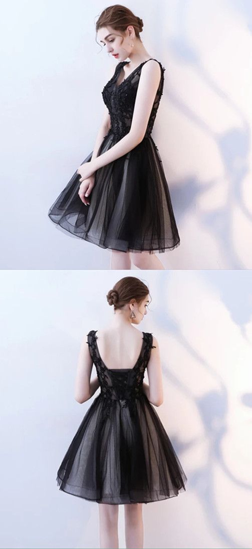 Black Pretty Short/Mini Homecoming Dress Pretty A-Line Homecoming Dresses,Graduation Dress  cg12168