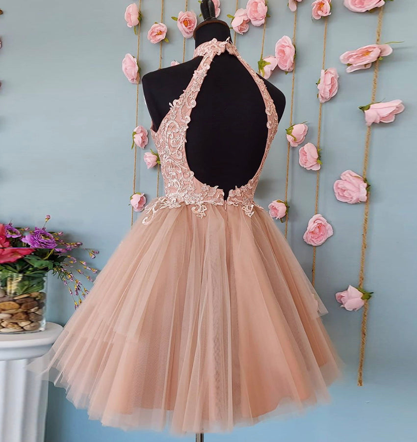 CUTE TULLE LACE SHORT DRESS PARTY DRESS  Homecoming Dresses cg12303