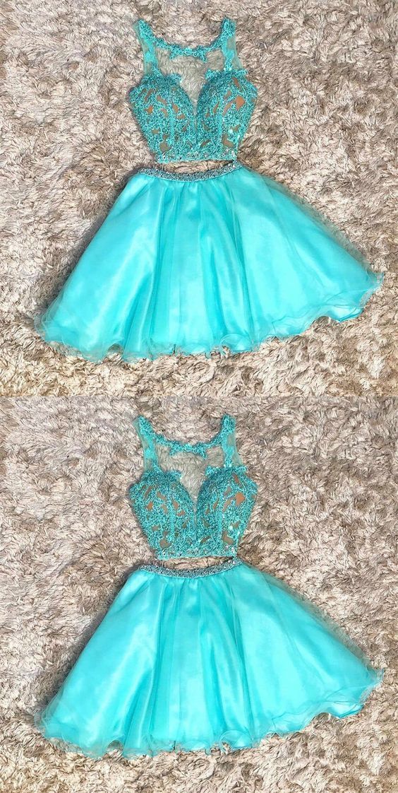 Short Two Pieces Homecoming Dresses   cg12306