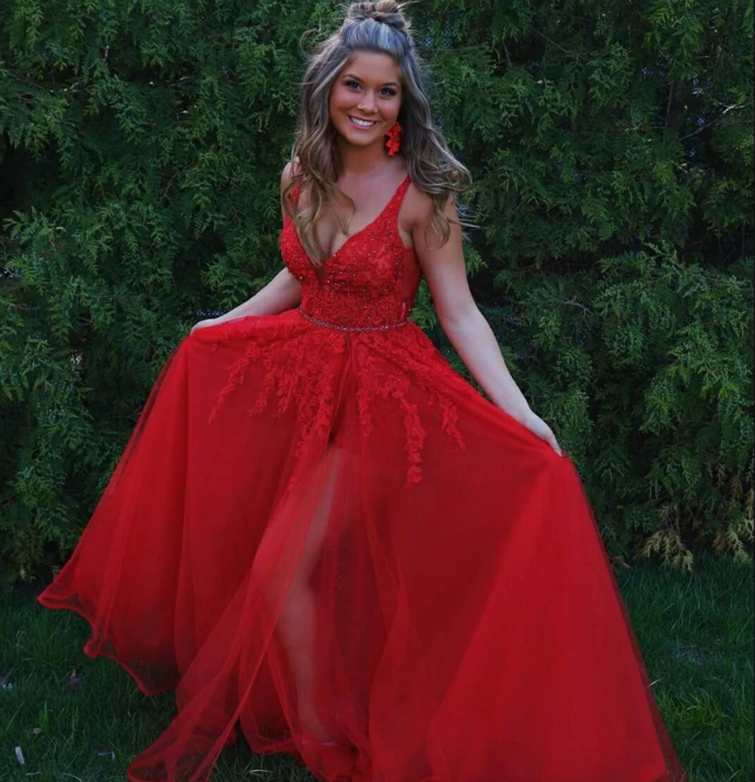 Red Prom Dresses,A-Line Charming Formal Prom Dress   cg12490