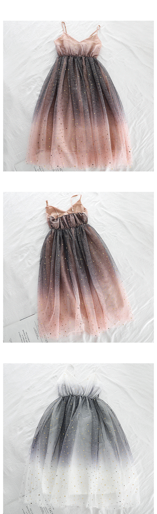 Lovely Tulle Gradient Cute Straps Women Dress, New Fashion homecoming dress cg1299