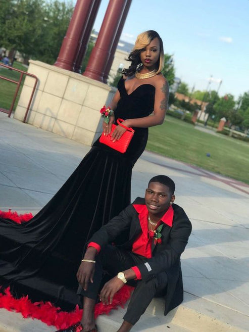 Sexy Sleeveless Mermaid Classy Prom Dress main image 1