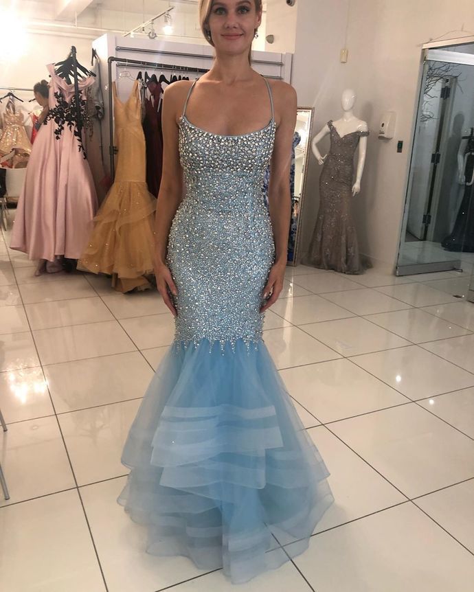 Mermaid Long Prom Gowns,long prom dress, evening dress,prom dresses   cg13693