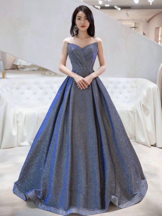 Charming V-Neckline Sequins Long Simple Party Dresss, New Shiny Prom Dress Formal Dress   cg13962