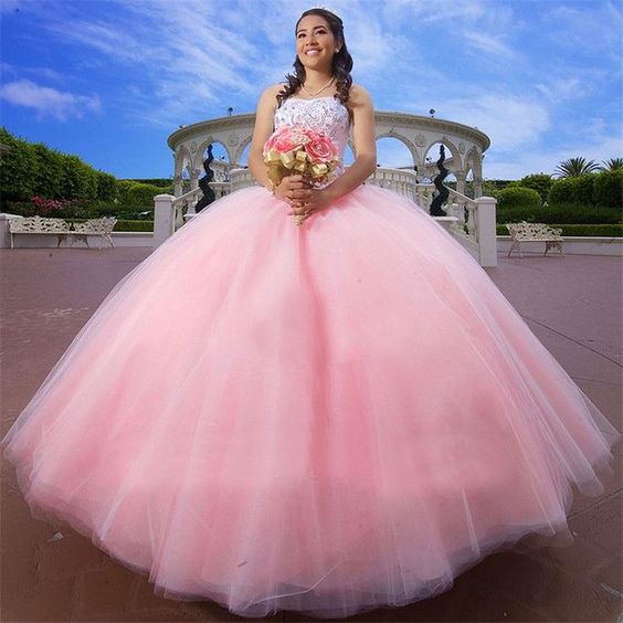 Ball Gown Pink Pageant Dresses Birthday Dress Pirncess Gown prom dress   cg14331