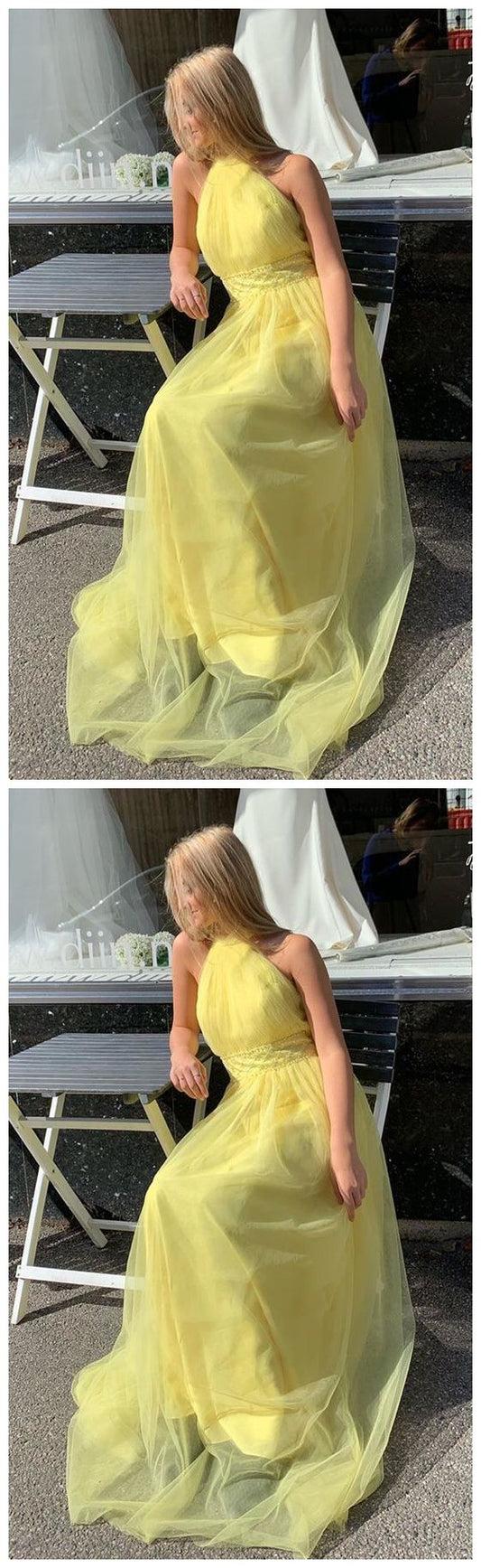 Prom dresses 2020, Yellow Prom Dress,Evening Dress,Prom Dresses   cg14359