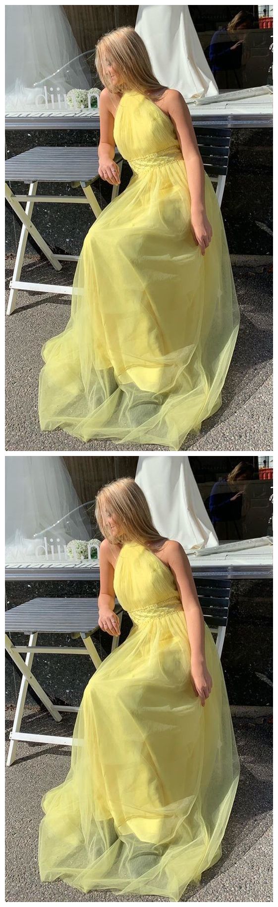 Prom dresses 2020, Yellow Prom Dress,Evening Dress,Prom Dresses   cg14359