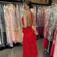 Spaghetti Straps A-Line Prom Dresses, Evening Dress     cg15513