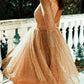 Sparkle Tulle Sequin Backless Homecoming Dresses With Sleeves   cg15613