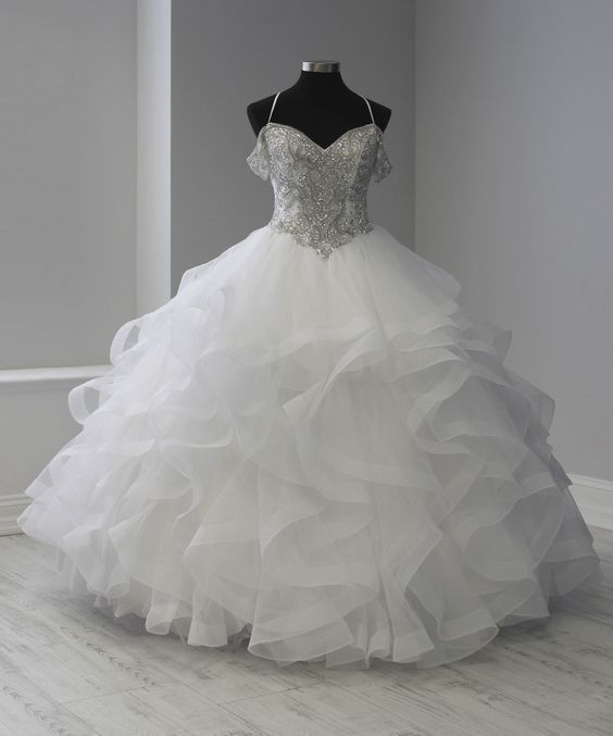 Off Shoulder Ruffled Quinceanera Dress  Prom Dresses  cg15638