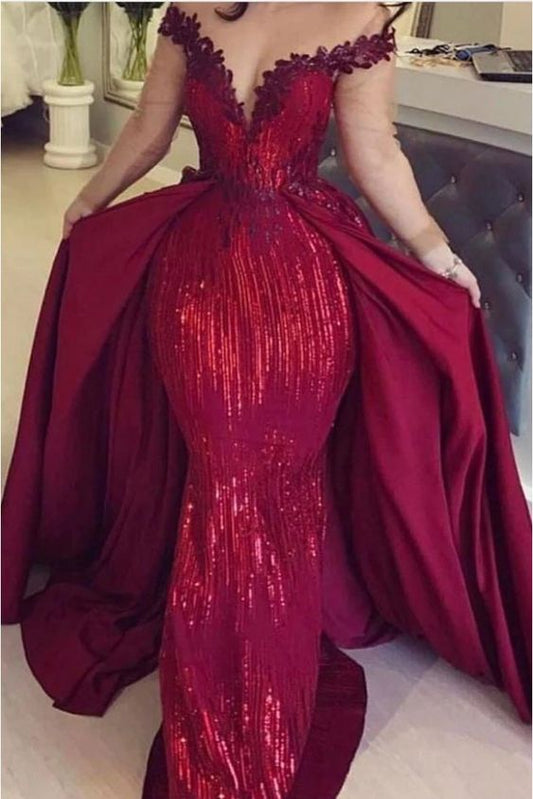 Mermaid Sparkling Long Prom Dress Formal Evening Dresses    cg15716