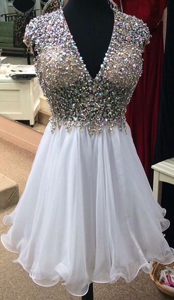 A Line Tulle Bridesmaid Dresses,Short Dress homecoming Dress   cg15723