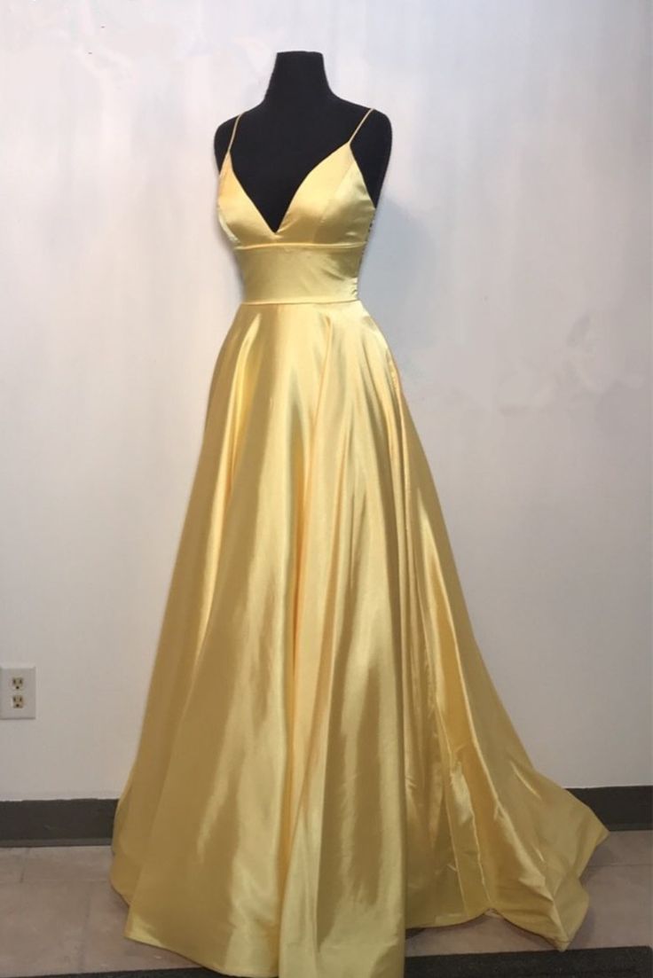 Simple Satin Long Prom Dresses 2021    cg15851