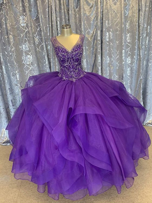 Elegant Tulle Long ball gown Prom Dresses   cg16050