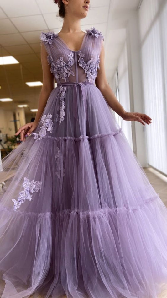 A-line long evening Dress Prom Dresses   cg16062