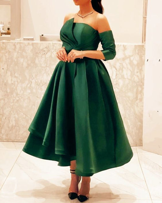 Vintage Green prom ball gown dresses   cg16123