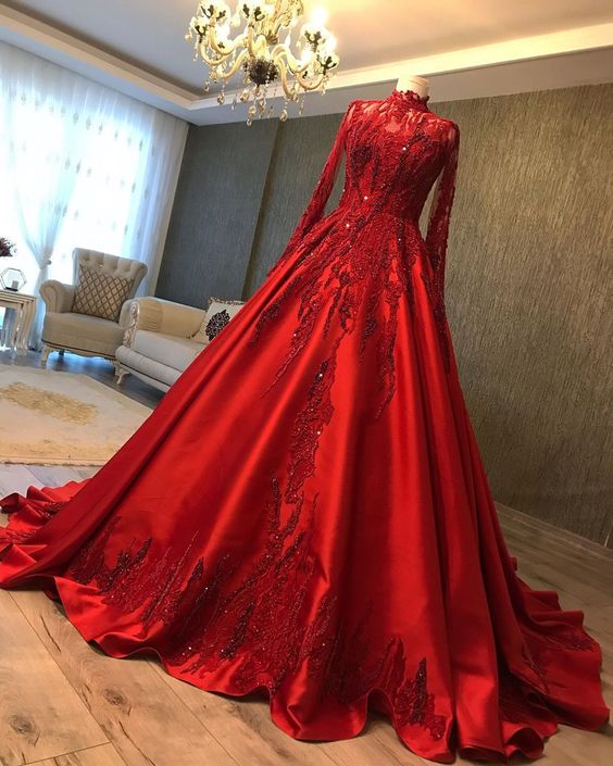 Charming Prom Dress, Sexy Red Prom Dresses, Long Evening Dress   cg16295