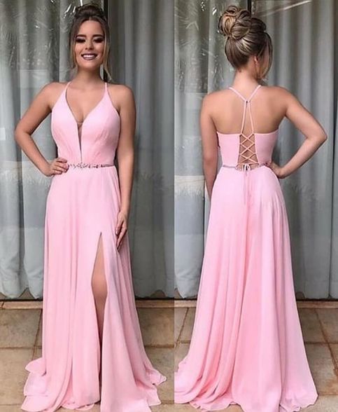 new peom dress pink Prom Dresses  cg16338