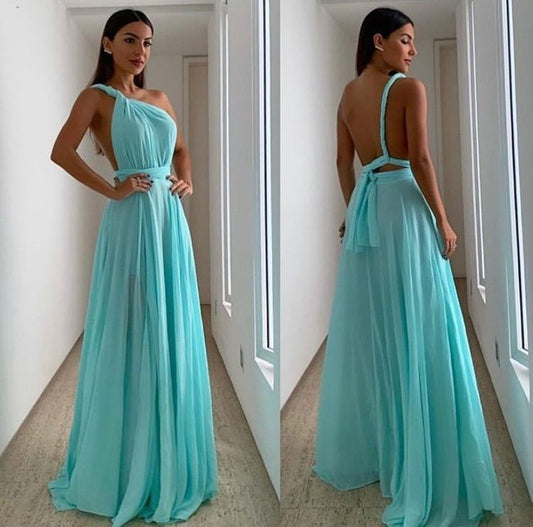 Sexy One Shoulder A-Line Prom Dresses,Long Prom Dresses,Cheap Prom Dresses   cg16433