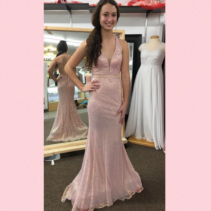 Spaghetti Straps A-Line Prom Dresses,Long Prom Dresses,Cheap Prom Dresses   cg16434