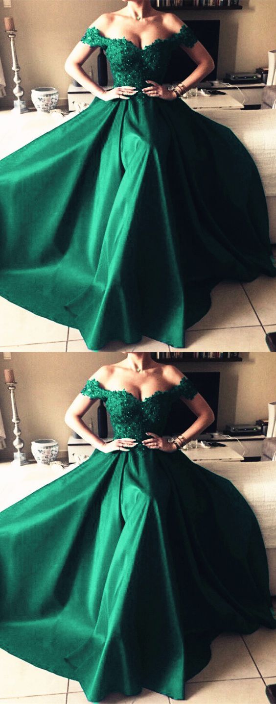 green Prom Dresses,party Dance Dress   cg16541