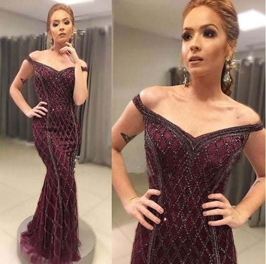 Charming mermaid Long Prom/Evening Dress Appliques    cg16600