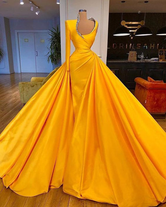 yellow Prom Dresses Long Prom Dresses   cg16949