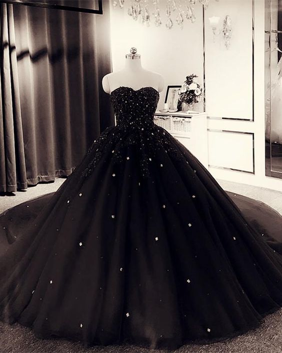 Black quinceanera ball gown dresses prom Dresses     cg16952