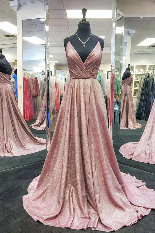 Stylish v neck long prom dress evening dress   cg16998