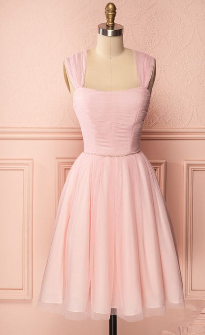 Short Pink Dress Homecoming Dress cg1724