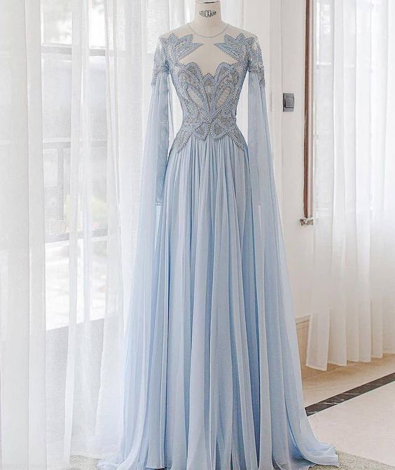 A-Line Long Prom Dresses Formal Evening Gowns    cg17496