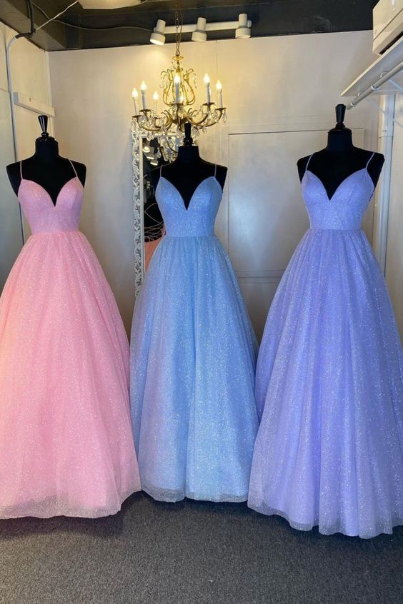 Priness A-line long prom dresses formal dresses 2021    cg17573